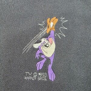 Vintage 1993 Looney‎ Tunes Tasmanian Devil Warner Bros Sweatshirt Basketball